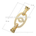 gold plated evil shape decorative jewelry clasps safety chain